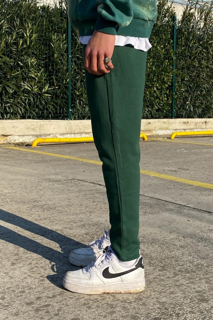 Dark Green Skinny Fit Sweatpant