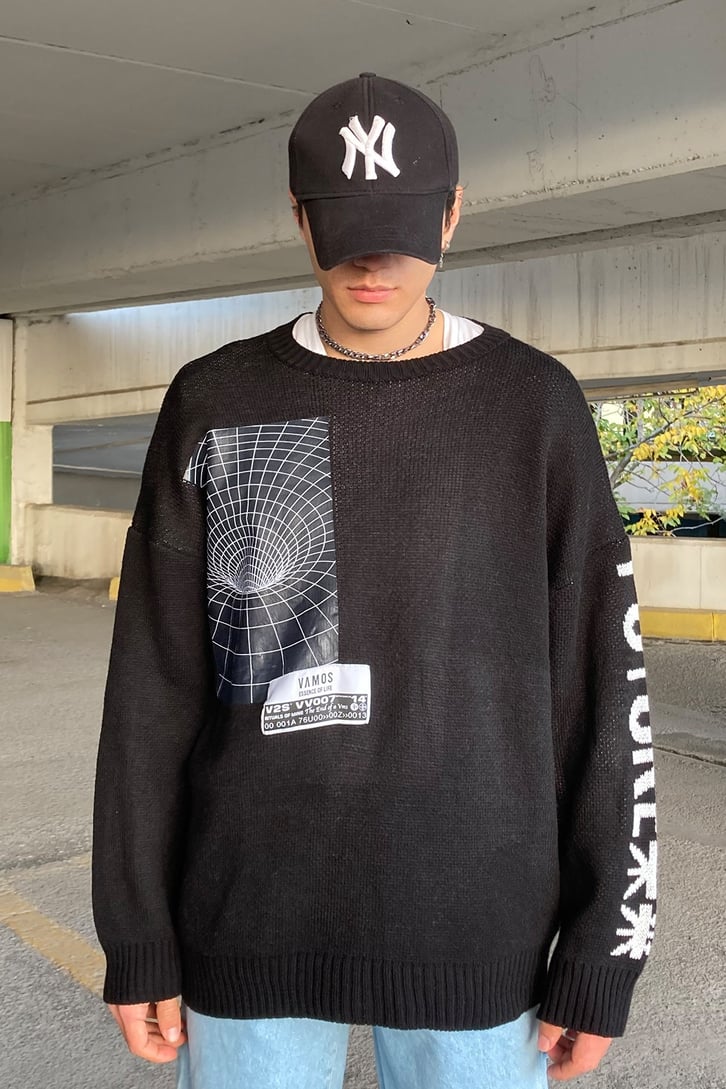 Dark Hole Premium Oversize Sweather