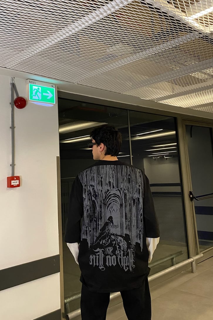 Darkness Church Oversize Printed Tee