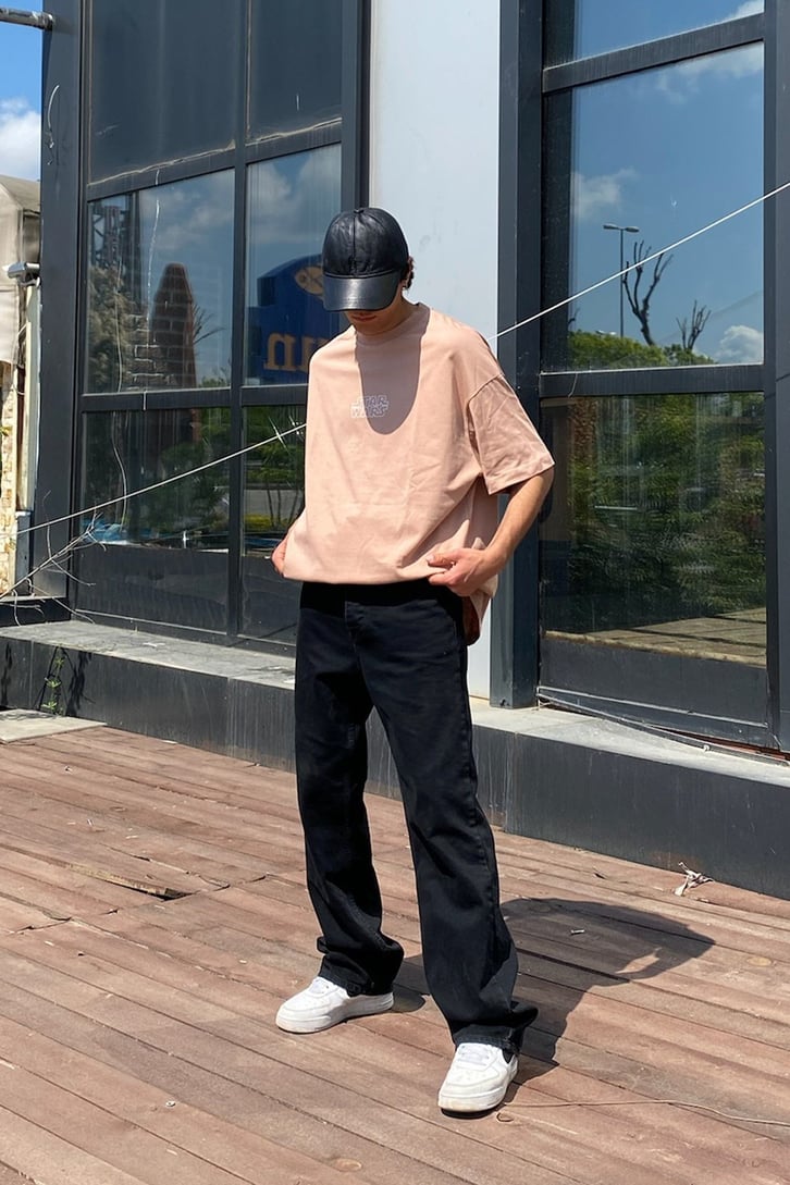 Darth Vader Baskılı Oversize Tshirt