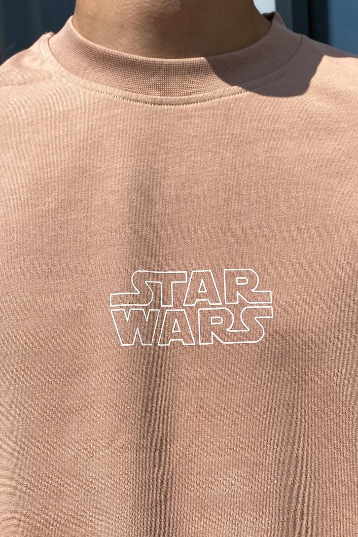 Darth Vader Baskılı Oversize Tshirt