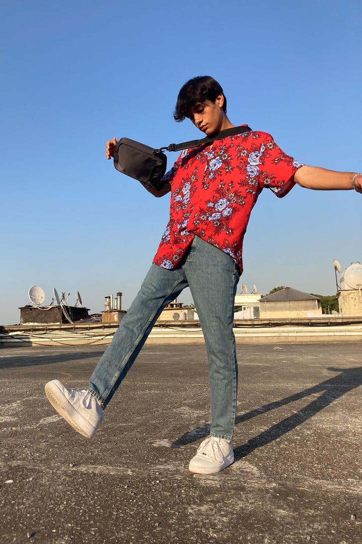 Dead in Flower Field Regular Fit Premium Gömlek