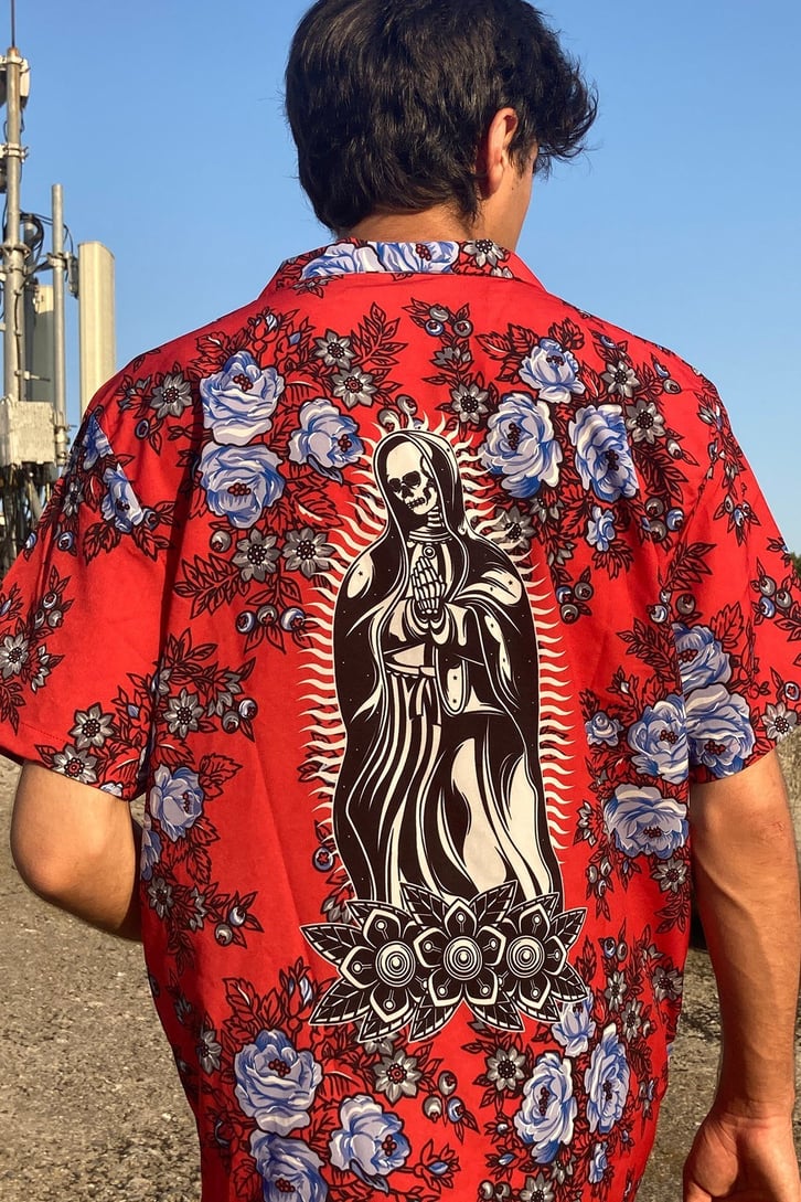 Dead in Flower Field Regular Fit Premium Gömlek