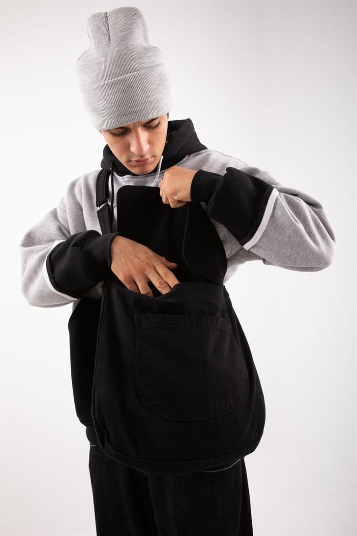 Denim Kot Mavisi Messenger Bag