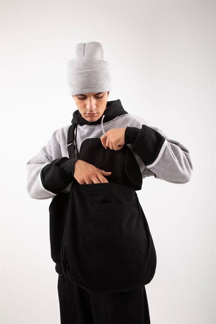 Denim Kot Mavisi Messenger Bag