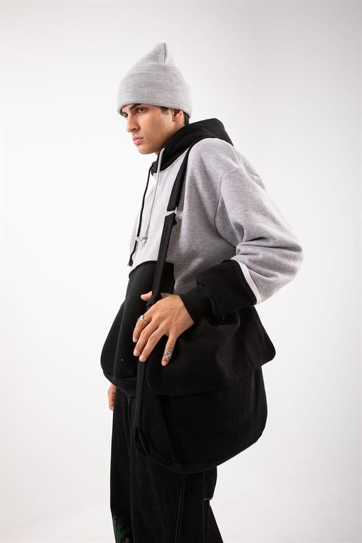 Denim Kot Mavisi Messenger Bag