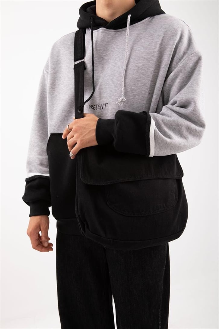Denim Kot Mavisi Messenger Bag