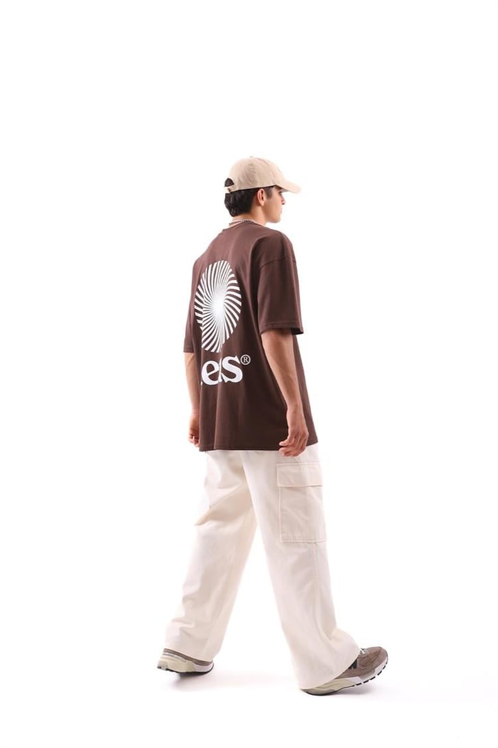 Deus Baskılı Oversize Tshirt