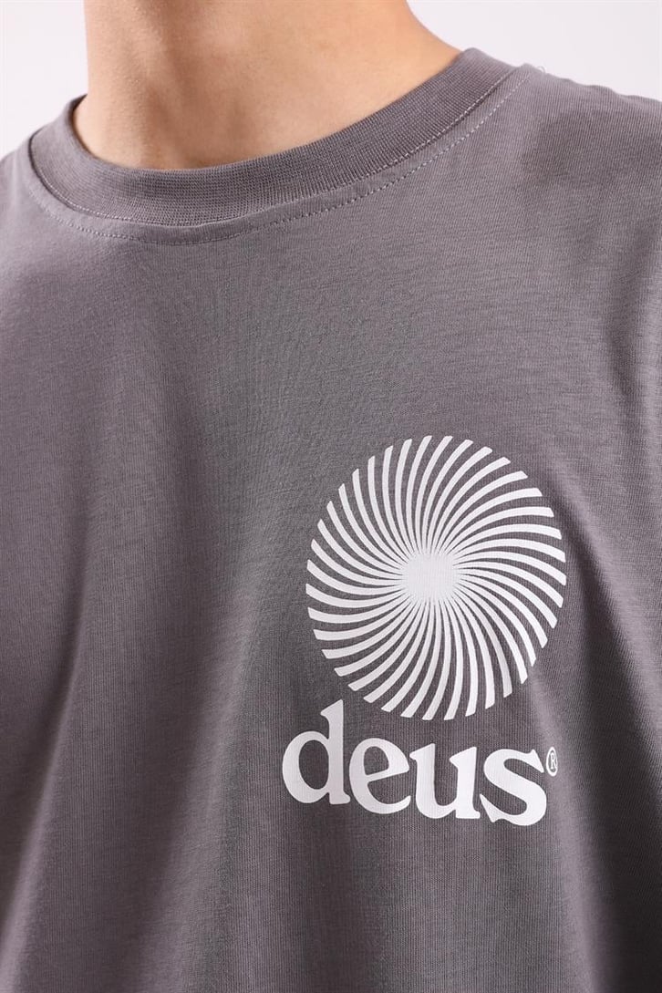 Deus Baskılı Oversize Tshirt