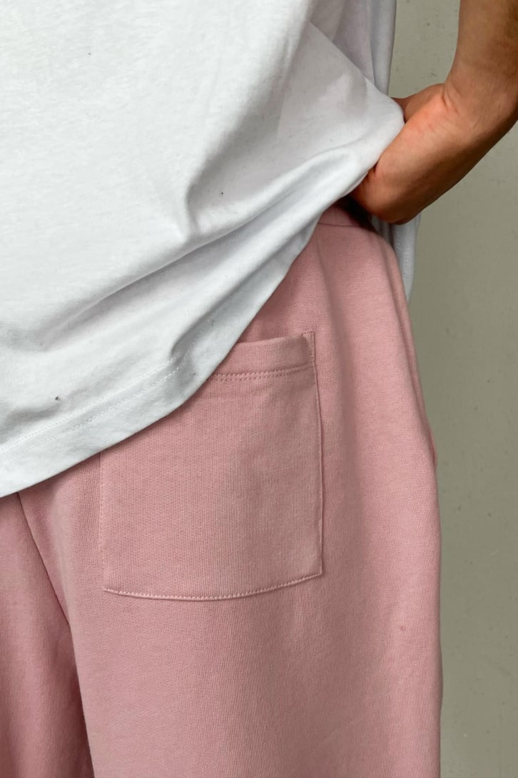 DF Baskılı Pembe Jogger Fit Eşofman Altı