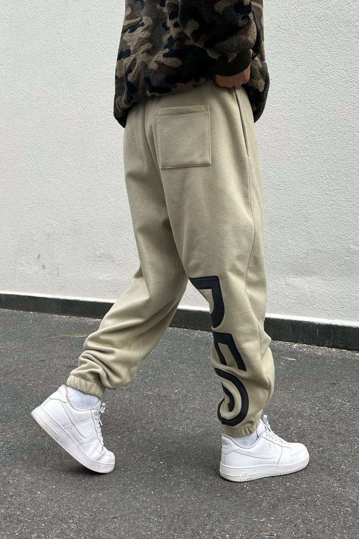 DF Collection Bej Polar Eşofman Altı