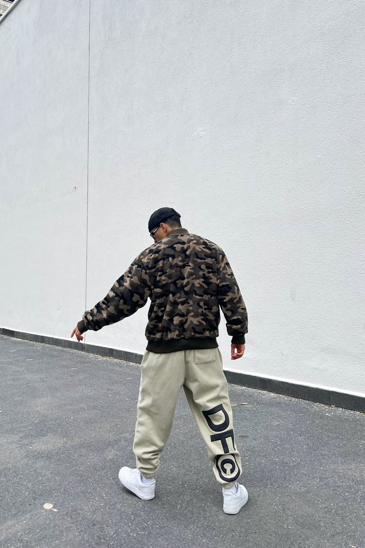 DF Collection Bej Polar Eşofman Altı