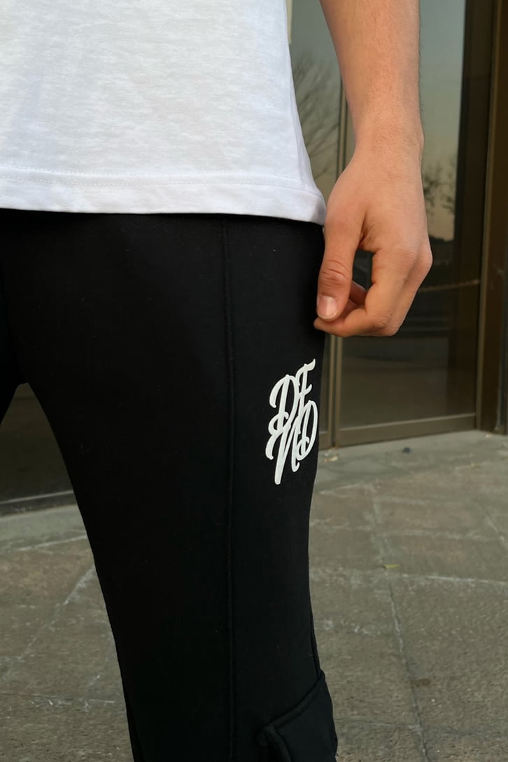 DFND Cep Detay Siyah Jogger Fit Eşofman Altı