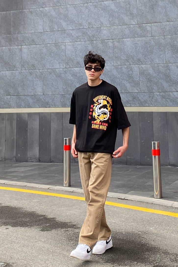 Different Body Oversize Premium  Tshirt