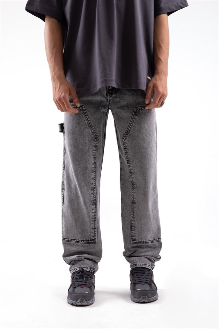 Dikiş Detay Baggy Jean