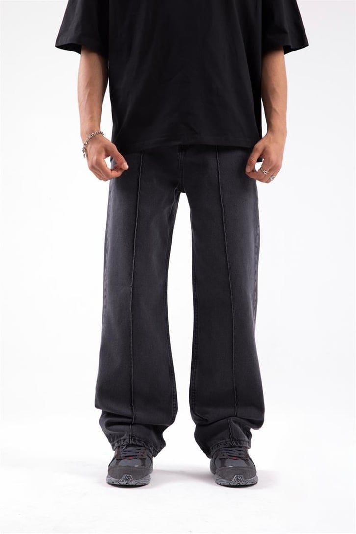 Dikiş Detay Baggy Pantolon