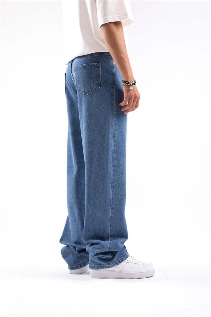 Dikiş Detay Baggy Pantolon