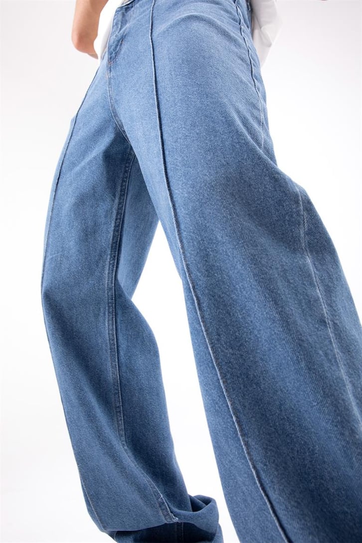 Dikiş Detay Baggy Pantolon