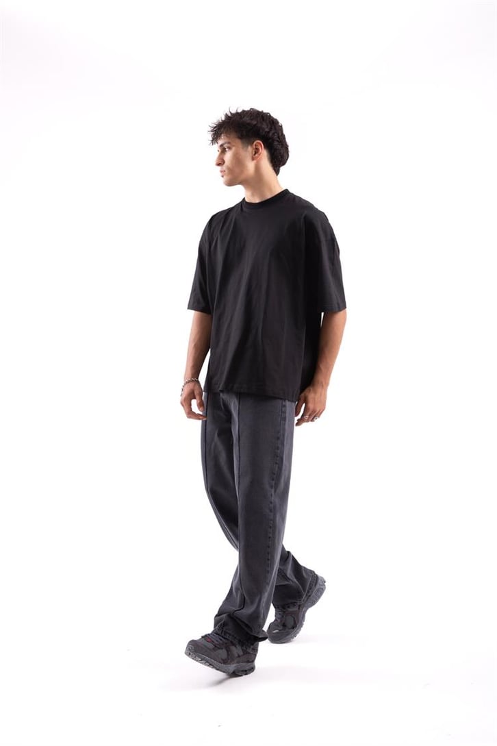 Dikiş Detay Baggy Pantolon