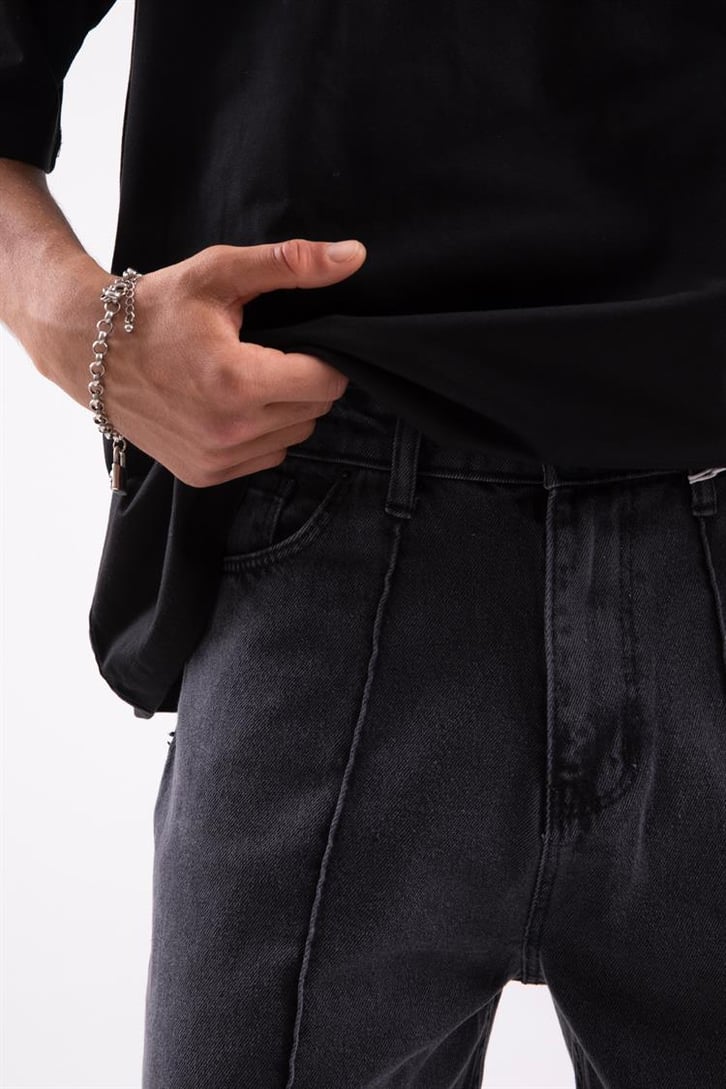 Dikiş Detay Baggy Pantolon