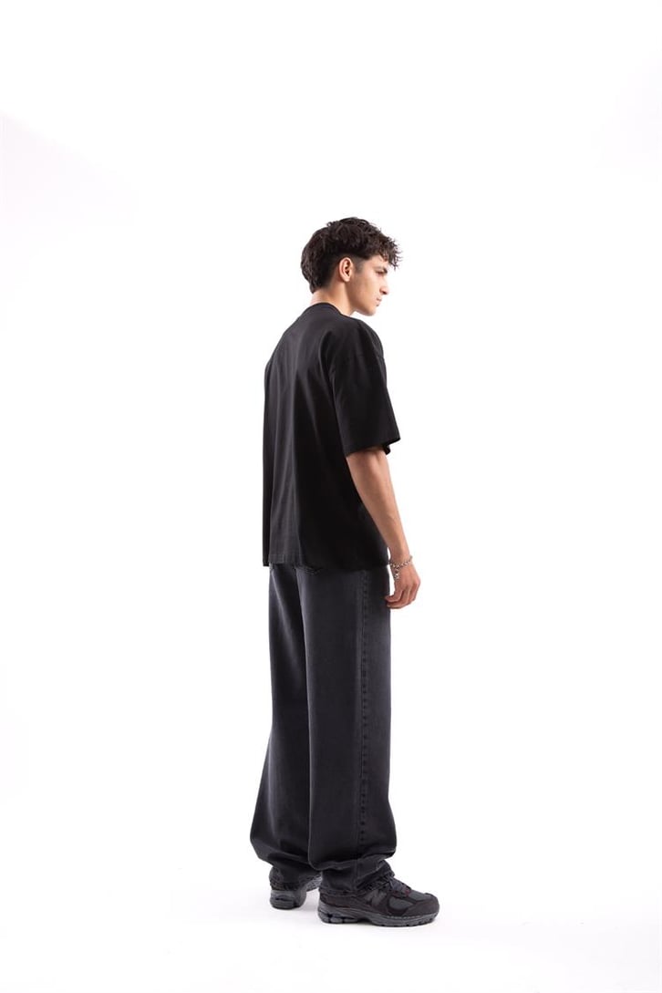 Dikiş Detay Baggy Pantolon