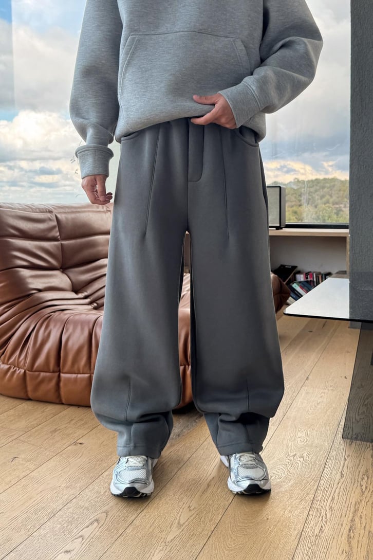 Dikiş Detaylı Baggy Eşofman