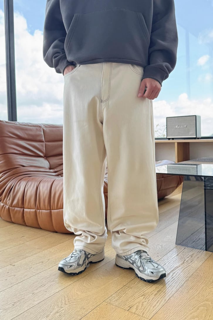 Dikişli Baggy Pantolon