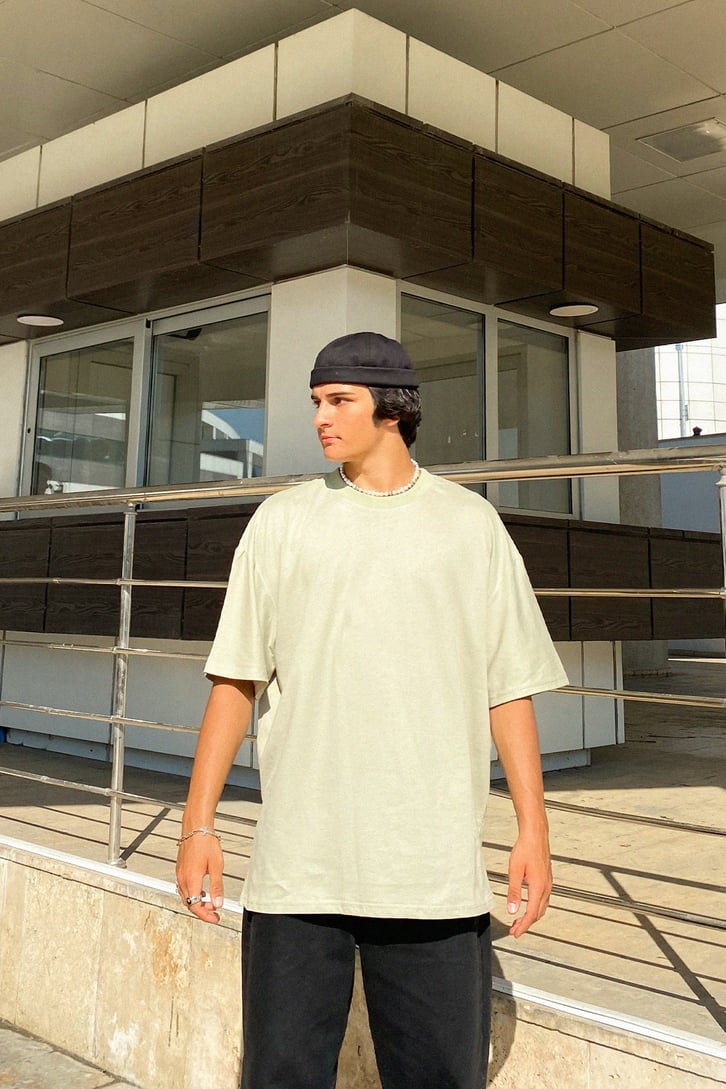 Dimension Sırt Baskılı Oversize Tshirt