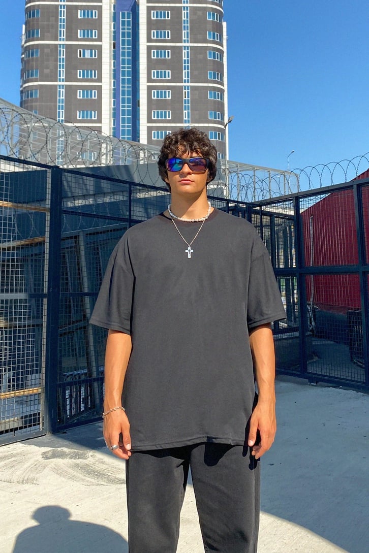 Dimension Sırt Baskılı Oversize Tshirt