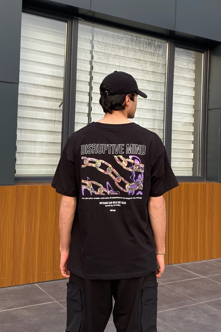Disruptive Mind Oversize Printed Tshirt