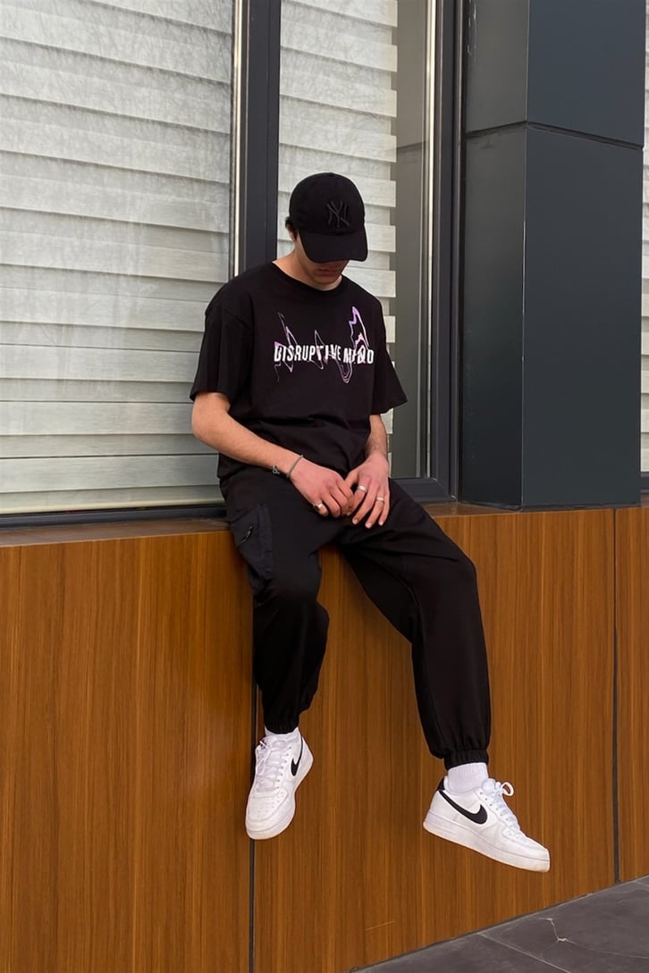Disruptive Mind Oversize Printed Tshirt