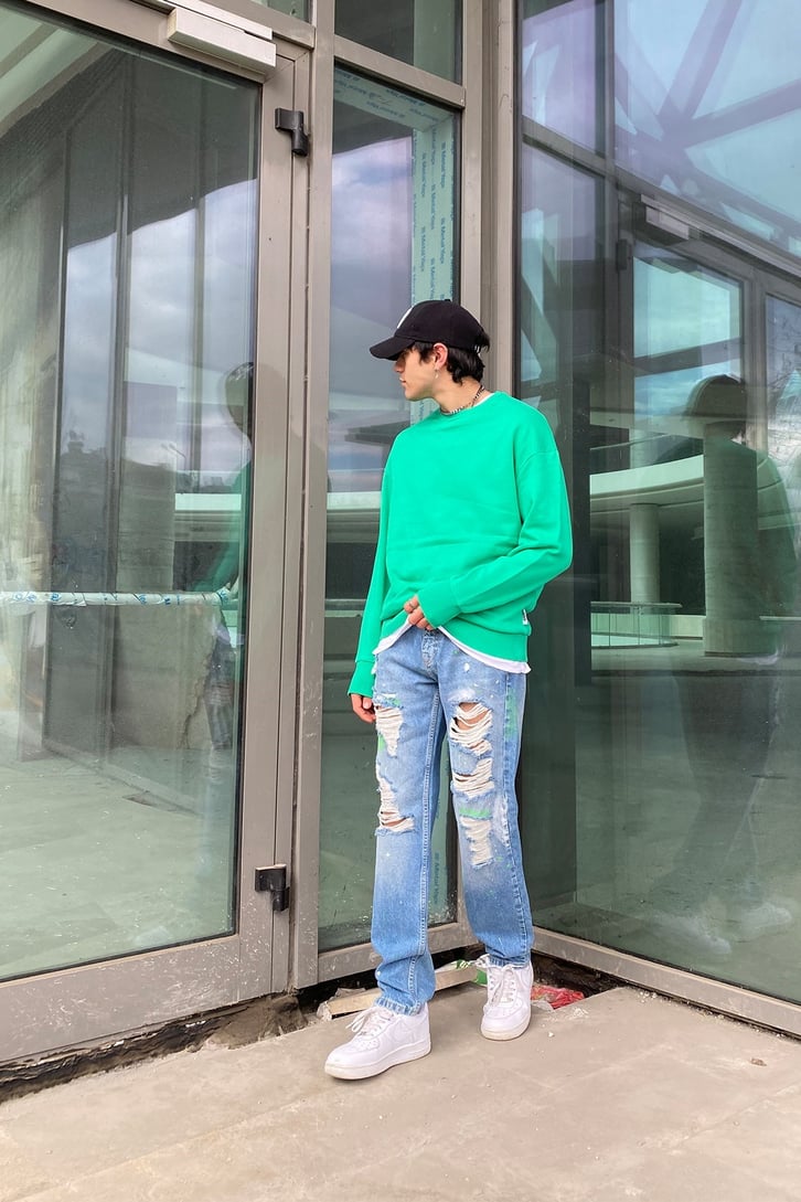 Disteressed Losse Fit Jean