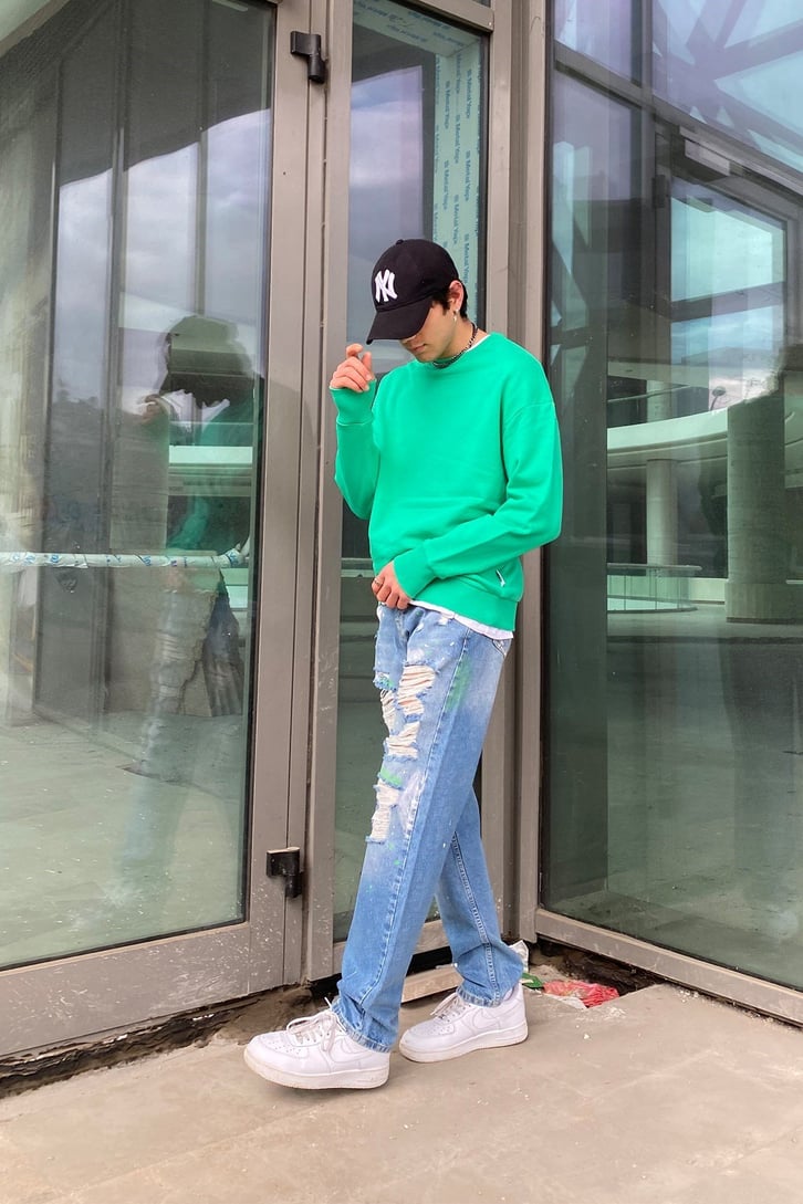 Disteressed Losse Fit Jean