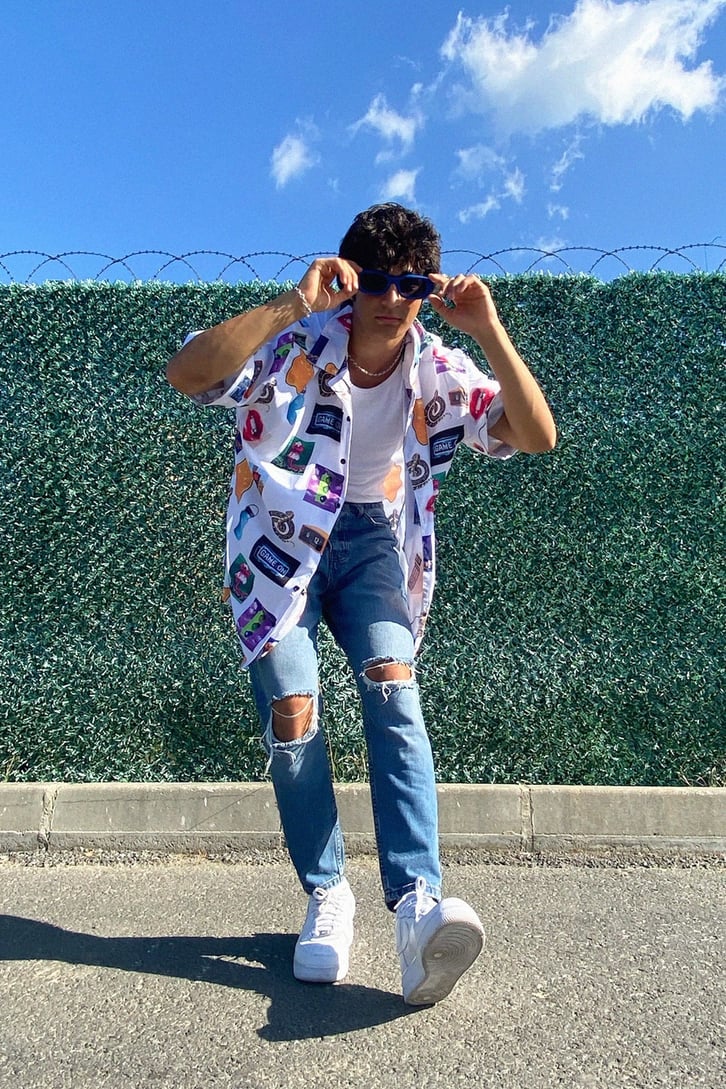Disteressed Mavi Mom Fit Jean
