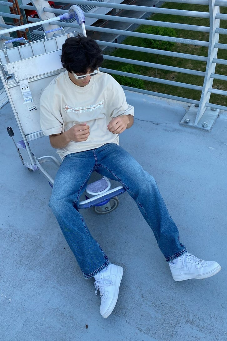 Distereted Mavi Regular Fit Jean