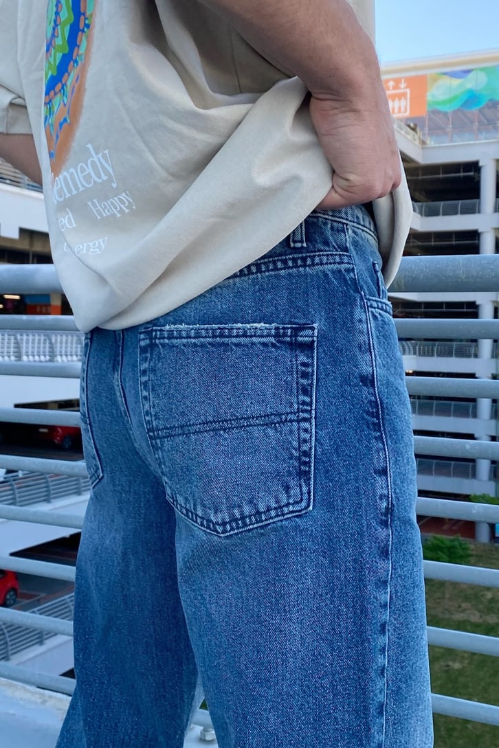 Distereted Mavi Regular Fit Jean