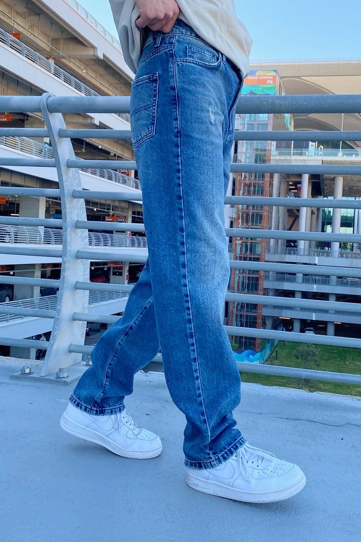 Distereted Mavi Regular Fit Jean