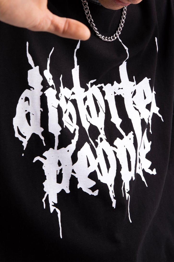 Distorted People Baskılı Tshirt