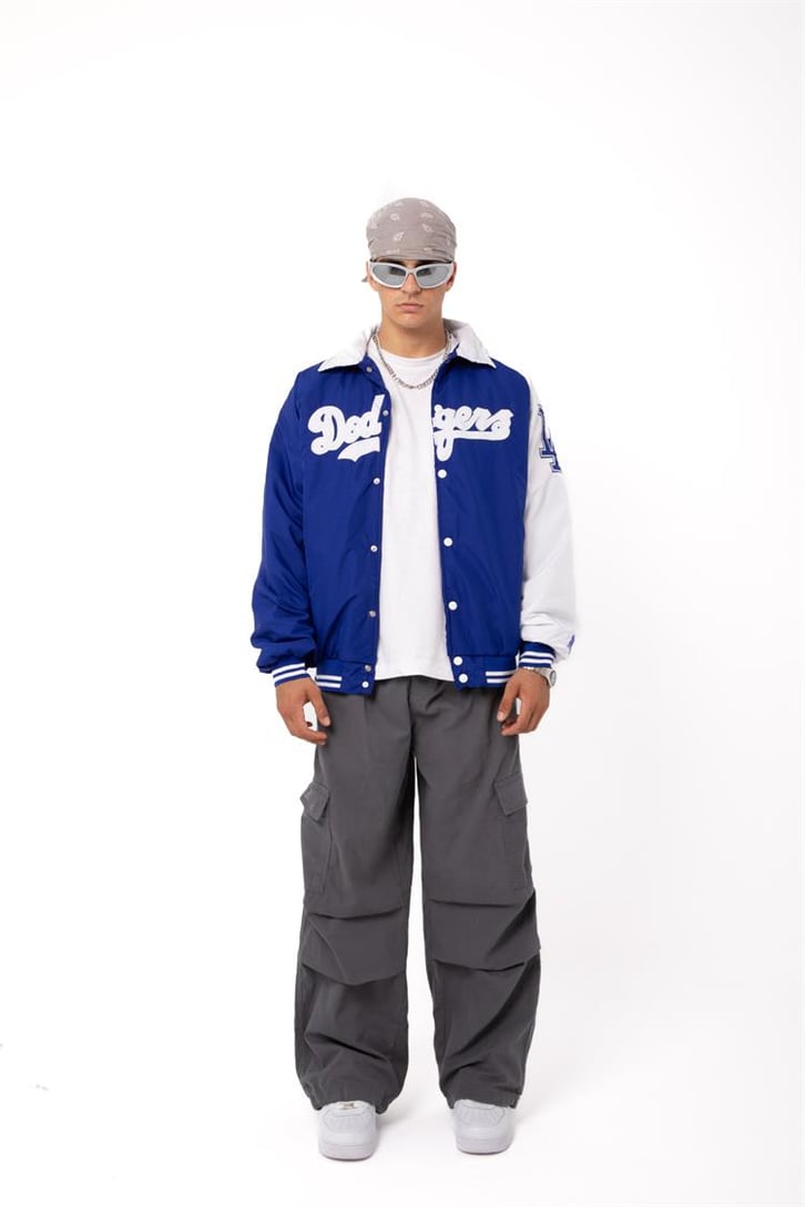 Dodgers Nakışlı Bomber Ceket