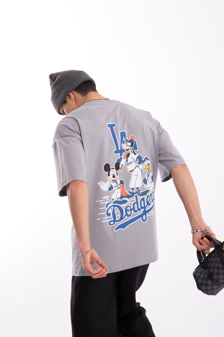 Dodgers Sırt Baskılı Oversize Tshirt