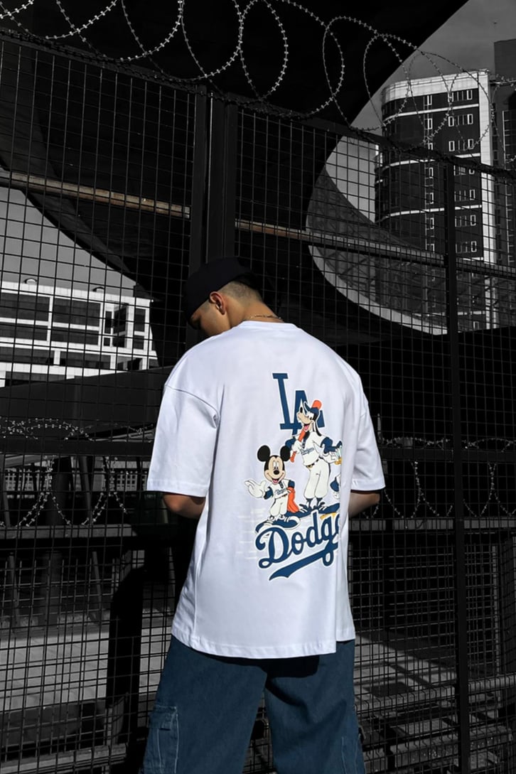 Dodgers Sırt Baskılı Oversize Tshirt