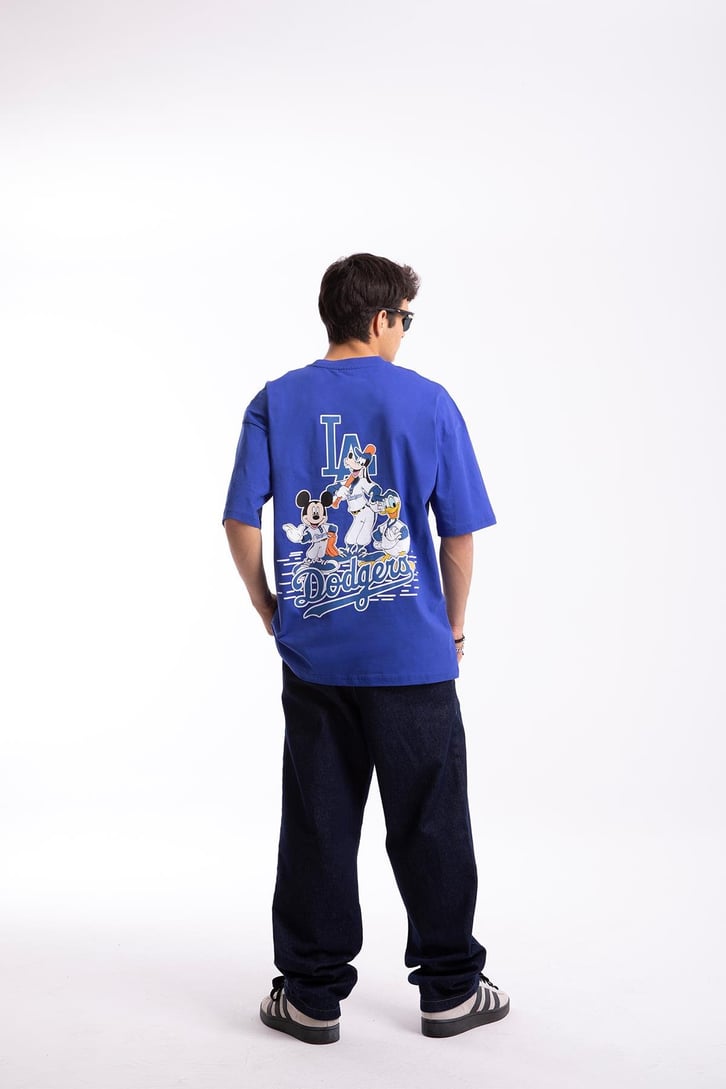 Dodgers Sırt Baskılı Oversize Tshirt
