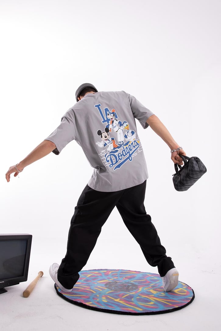 Dodgers Sırt Baskılı Oversize Tshirt