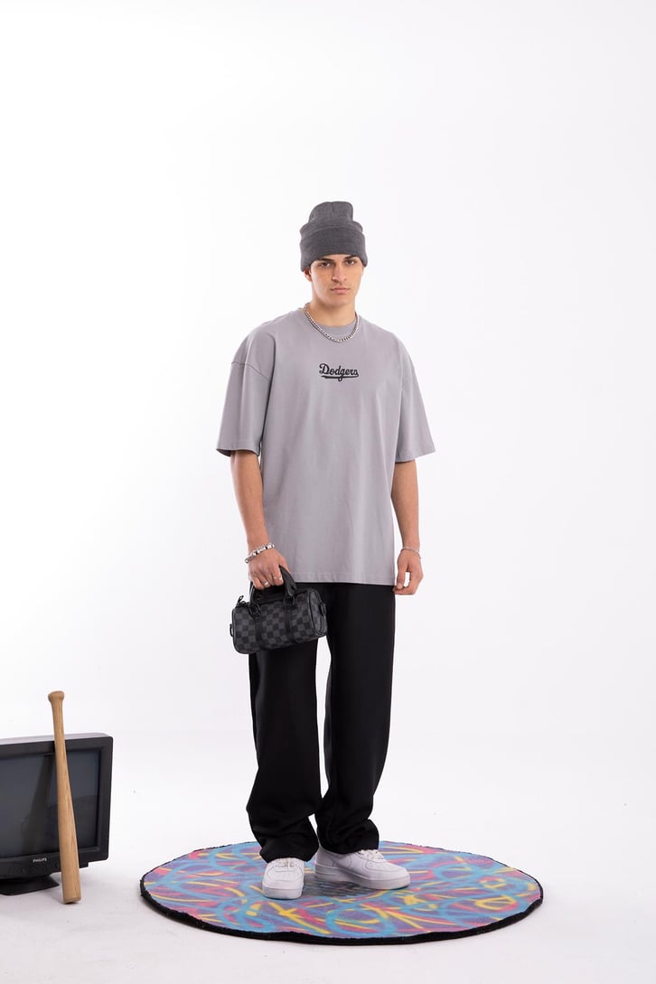 Dodgers Sırt Baskılı Oversize Tshirt