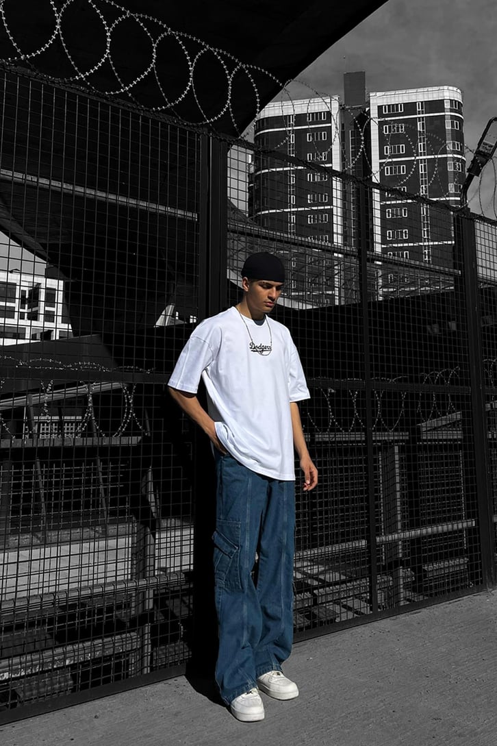 Dodgers Sırt Baskılı Oversize Tshirt