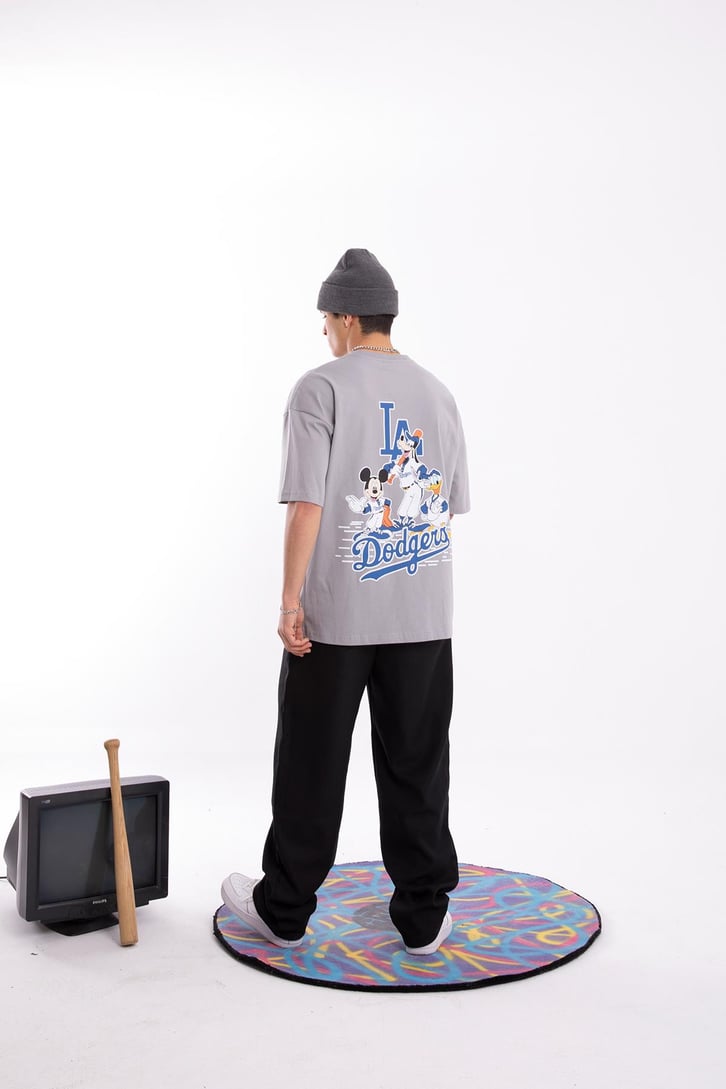 Dodgers Sırt Baskılı Oversize Tshirt