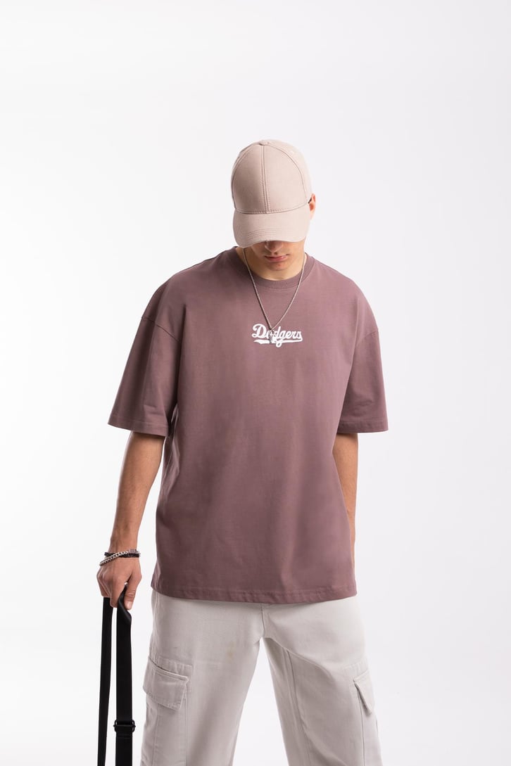 Dodgers Sırt Baskılı Oversize Tshirt