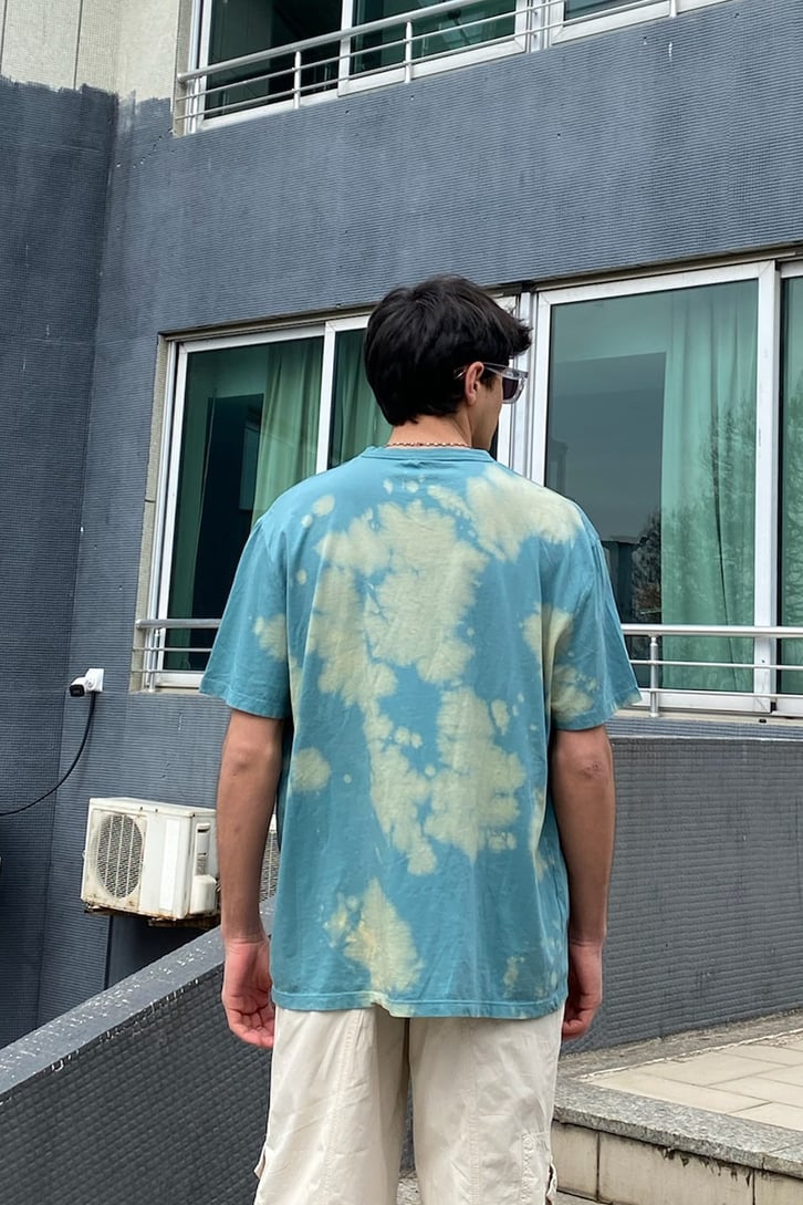Double Color Tie-Dye Oversize Tee