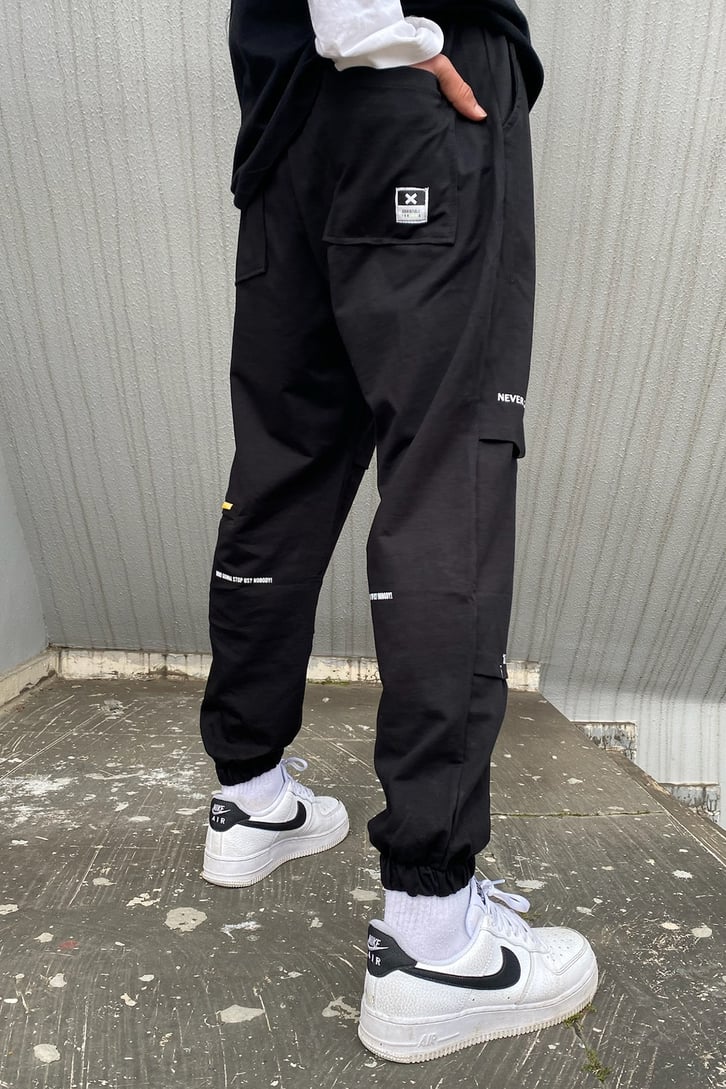Dr-studio Oversize Siyah Jogger Eşofman