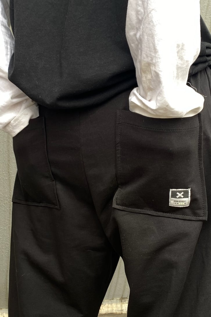Dr-studio Oversize Siyah Jogger Eşofman